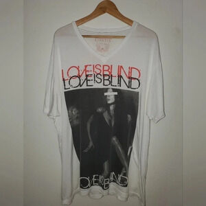 Kinetix Los Angeles "Love is Blind"‎ XXL V-Neck T-Shirt
